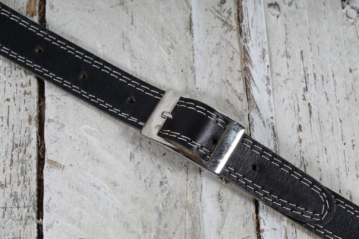 Henry Heller HP50-BLK Peru Vintage 50's Padded Guitar Strap Black