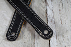 Henry Heller HP50-BLK Peru Vintage 50's Padded Guitar Strap Black