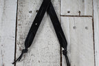 D'Addario 25LBNJ00-DX  Classic Leather Banjo Strap Black