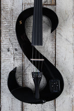 Load image into Gallery viewer, Stagg 4/4 S Shaped Electric Violin Set with Black Electric Violin and Soft Case