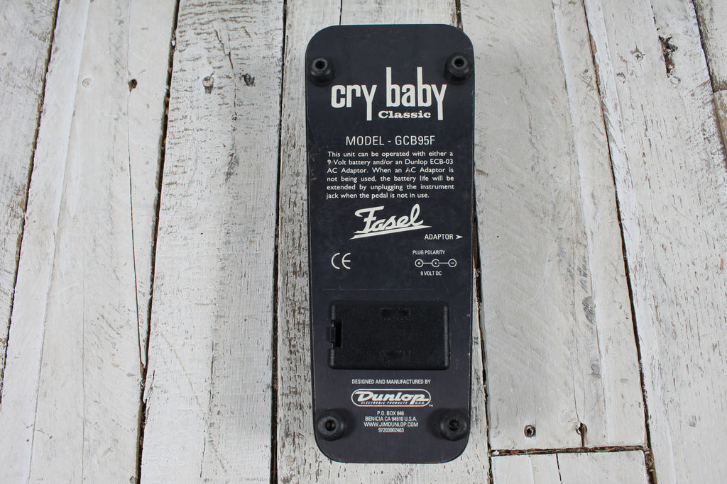 Dunlop GCB95F Cry Baby Classic Wah Pedal Electric Guitar Wah Effects Pedal