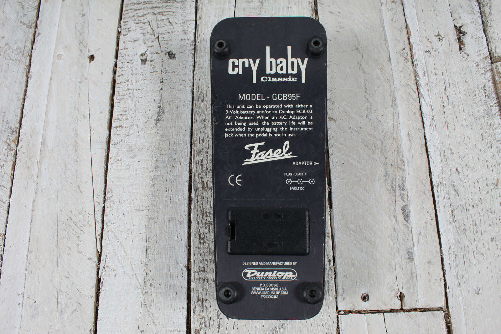 Dunlop GCB95F Cry Baby Classic Wah Pedal Electric Guitar Wah Effects Pedal