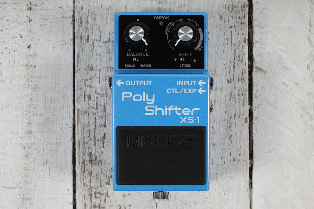 Boss XS-1 Poly Shifter Pedal Electric Guitar Pitch Shift Effects Pedal