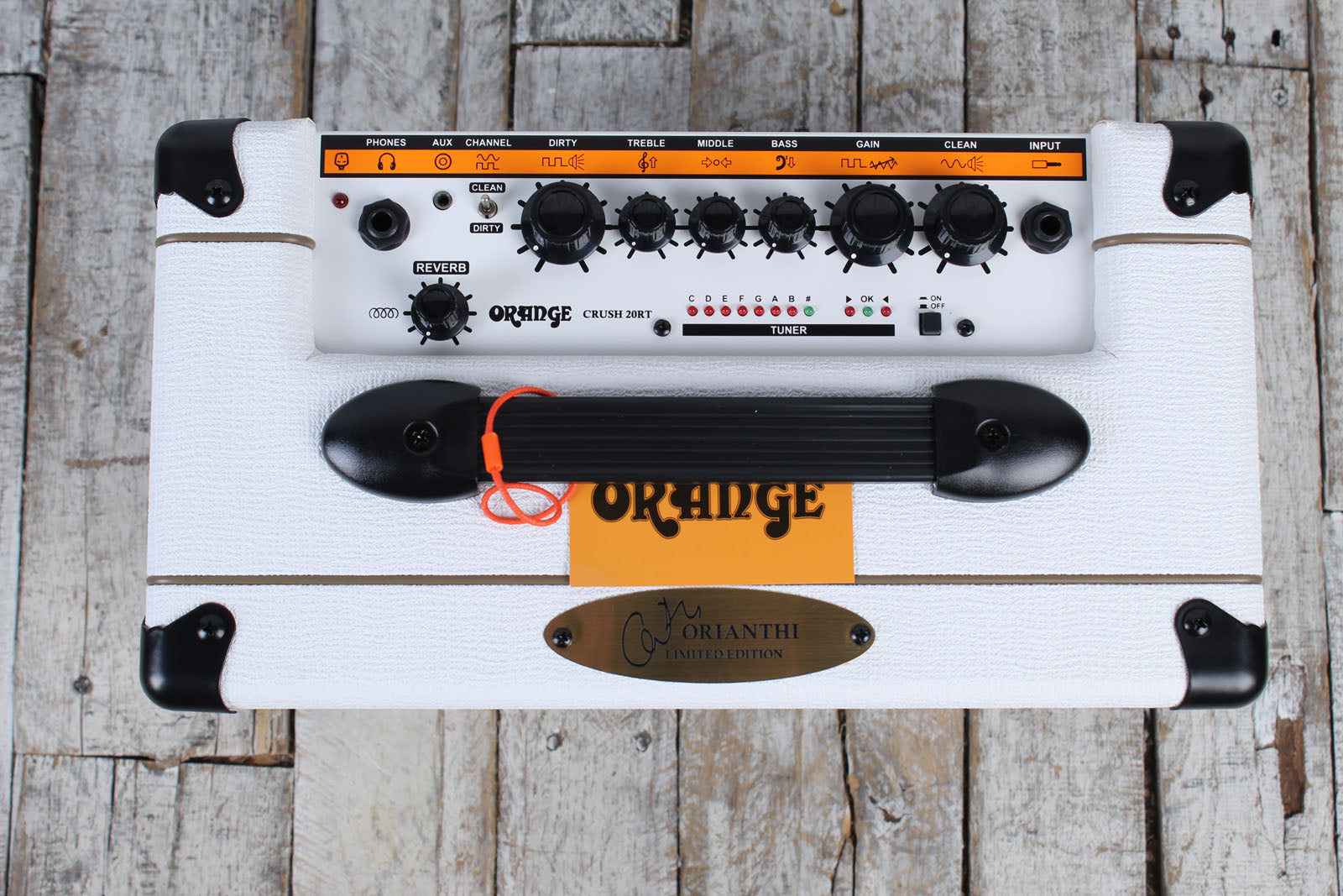 Orange Crush 20RT Limited Edition Orianthi White Electric Guitar Amplifier