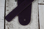 Henry Heller HBS25-PUR 2.5 Inch Capri Suede Guitar Strap Purple