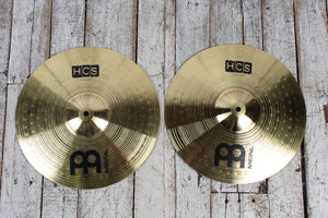 Meinl Cymbals 14 Inch HCS Hi Hat Cymbals 14" Hi-Hat Drum Cymbals HCS14H