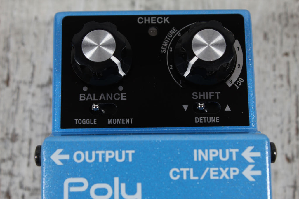 Boss XS-1 Poly Shifter Pedal Electric Guitar Pitch Shift Effects Pedal