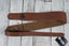 Thalia TH-SBRLD-HK-DISC 2.5 Inch Premium Brown Leather Strap with Hawaiian Koa Lucky Dragon Inlay