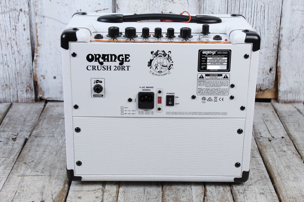 Orange Crush 20RT Limited Edition Orianthi White Electric Guitar Amplifier