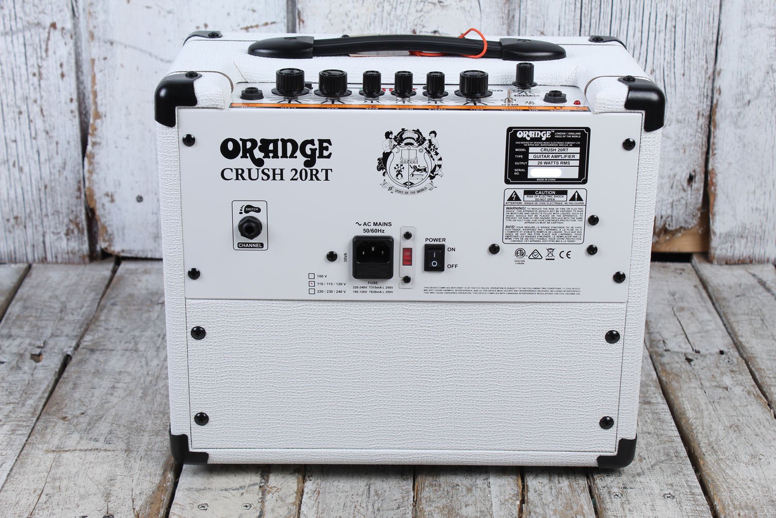 Orange Crush 20RT Limited Edition Orianthi White Electric Guitar Amplifier