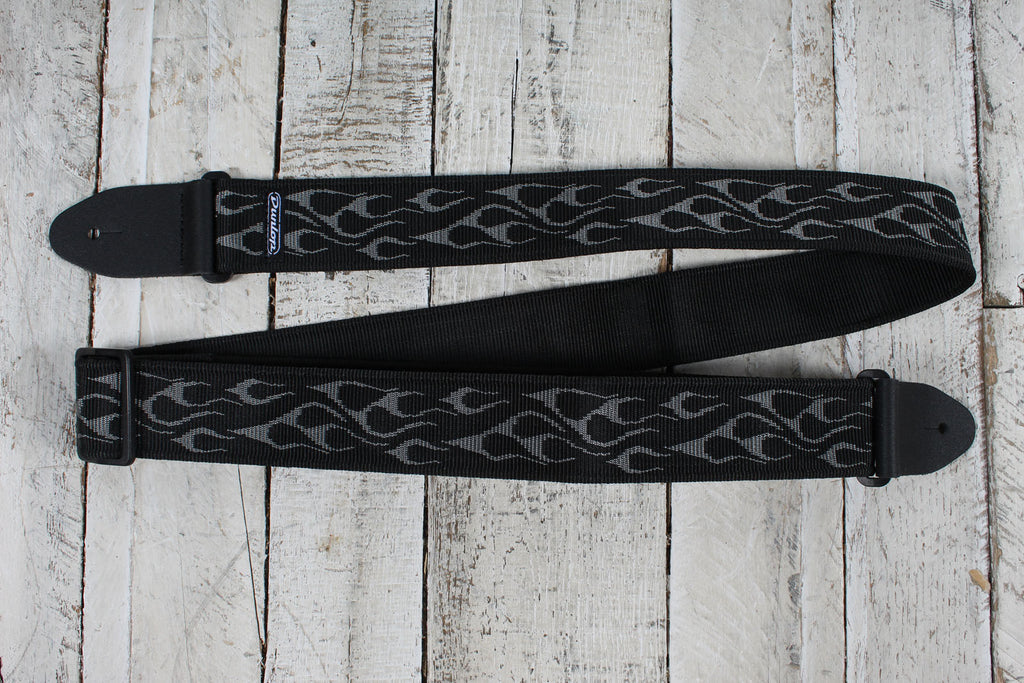 Dunlop D38-11 Classic Guitar Strap Flambe Gray