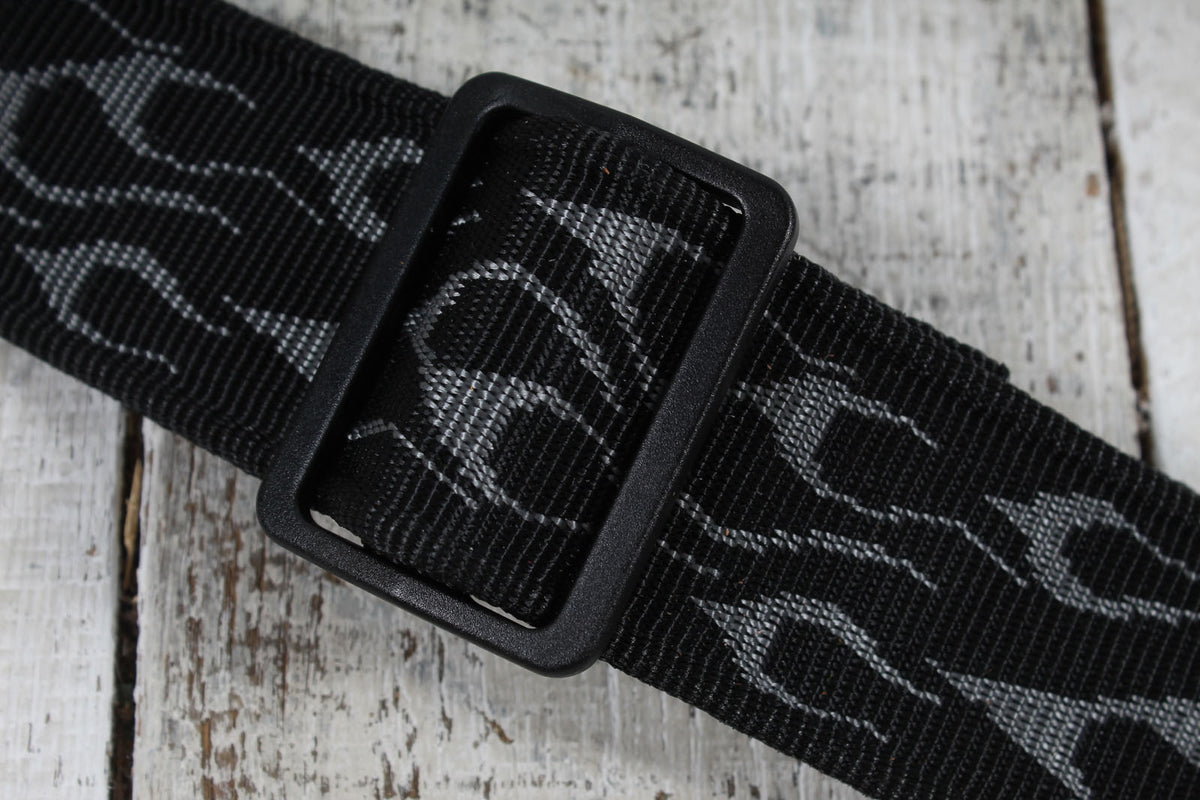 Dunlop D38-11 Classic Guitar Strap Flambe Gray