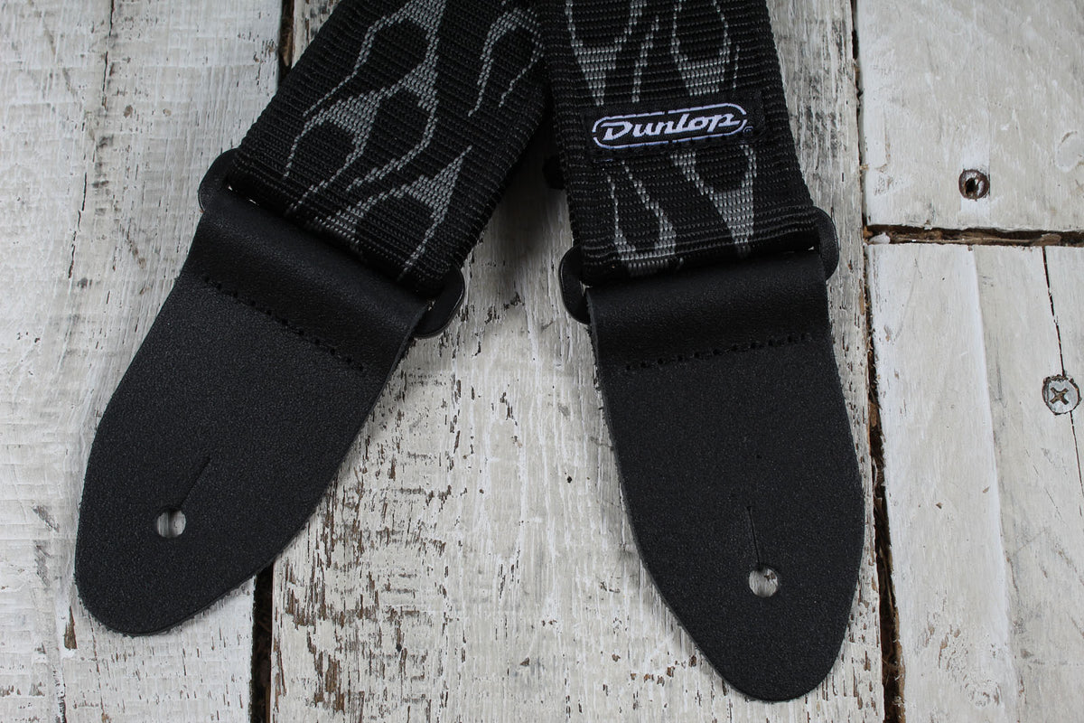 Dunlop D38-11 Classic Guitar Strap Flambe Gray