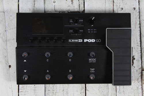 Line 6 POD GO Multi-Effects Processor Electric Guitar and Bass Multi FX