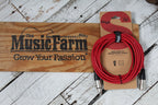 Stagg SMC6 CRD 20 Foot Microphone Cable Red