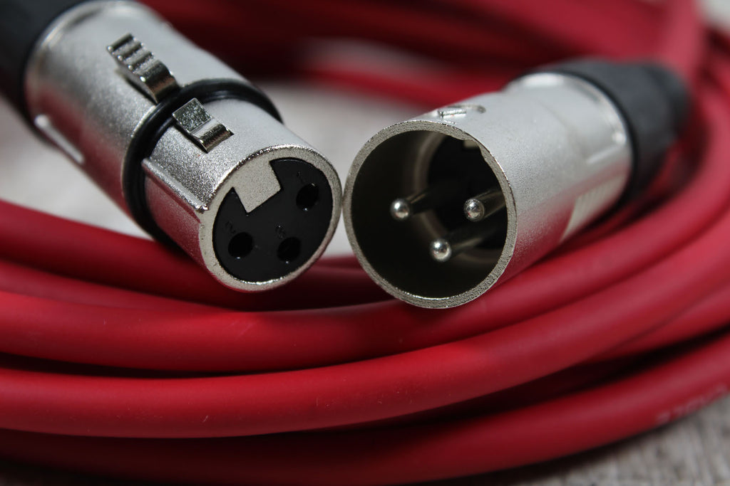Stagg SMC6 CRD 20 Foot Microphone Cable Red