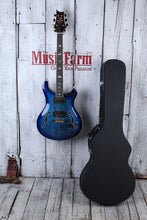 Load image into Gallery viewer, PRS SE Hollowbody II Electric Guitar Faded Blue Burst with Hardshell Case