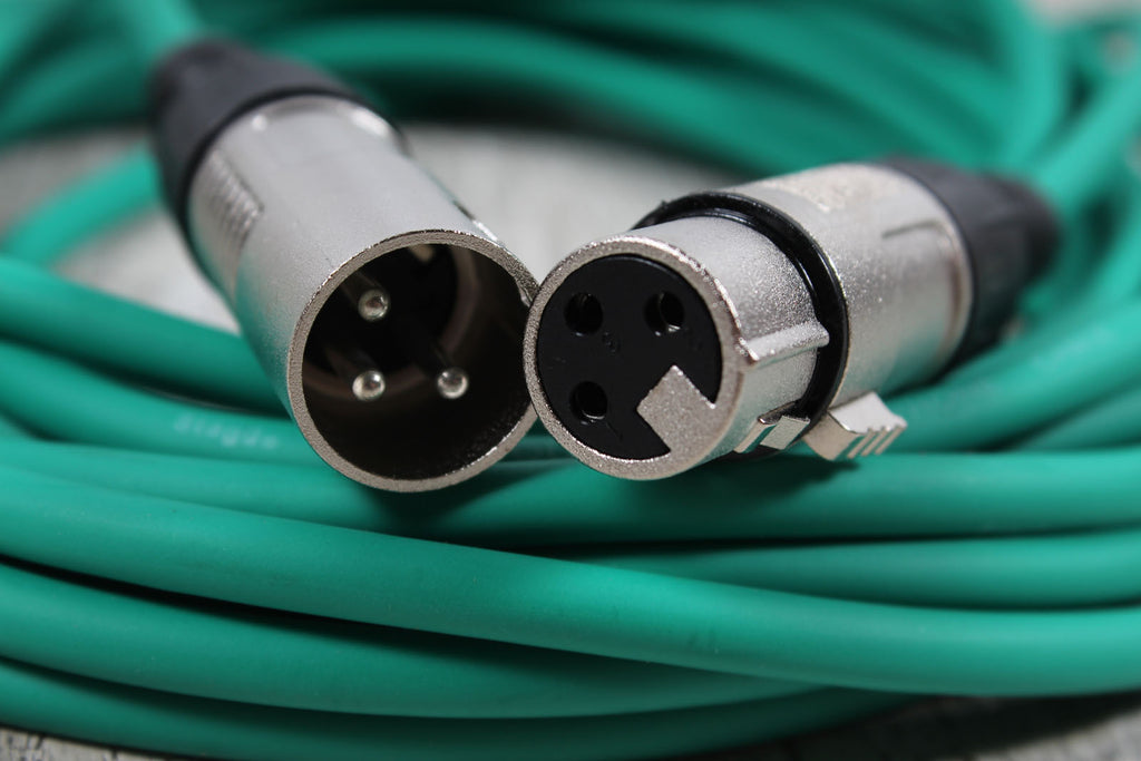 Stagg SMC6 CGR  20 Foot Microphone Cable Green