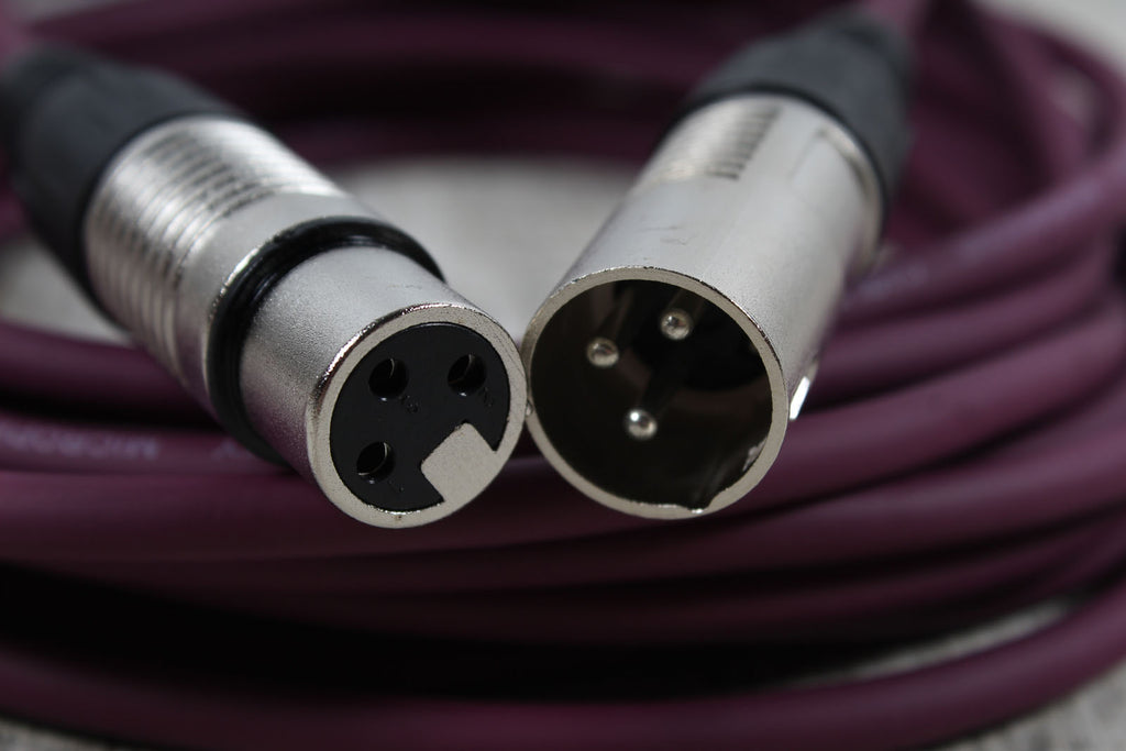 Stagg SMC6 CPP 20 Foot Microphone Cable Purple