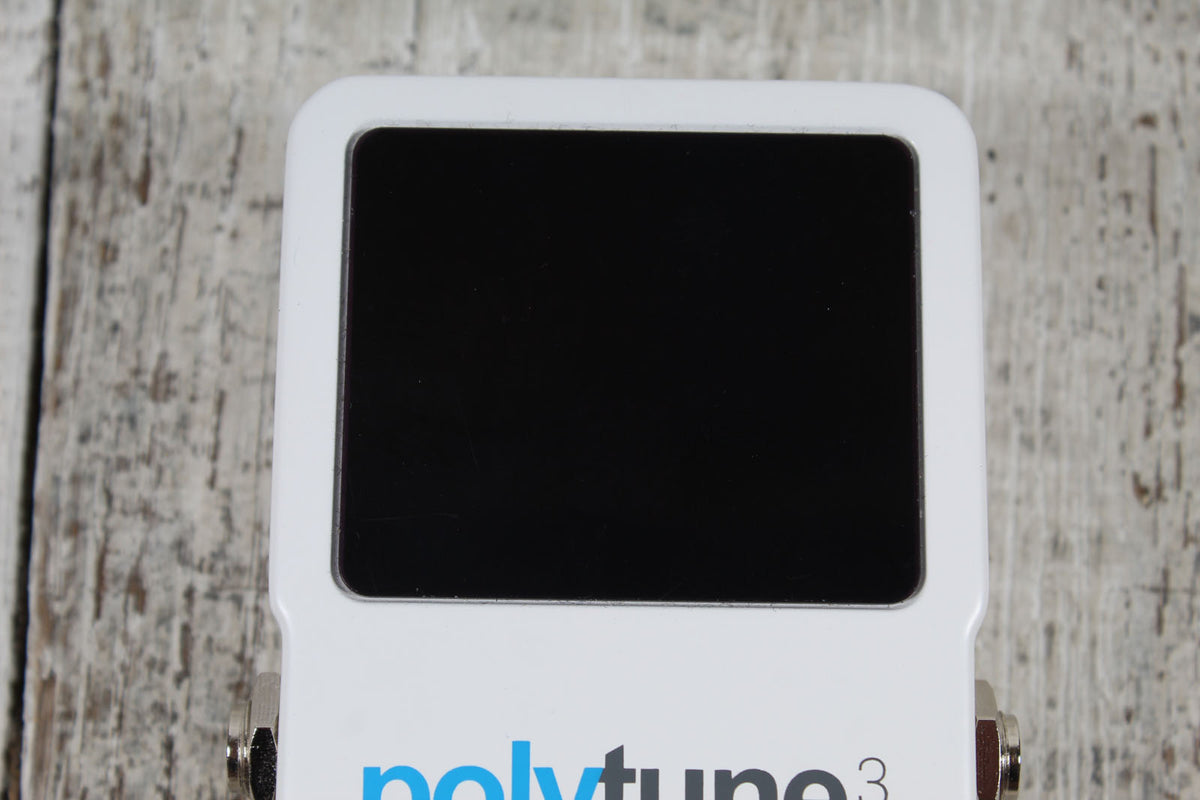 TC Electronic Polytune 3 Electric Guitar Polyphonic LED Tuner Pedal with Buffer