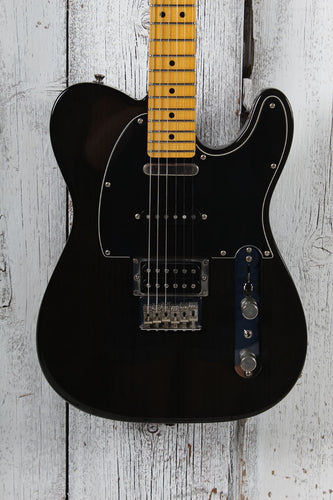 Fender 2017 Modern Player Telecaster Plus Electric Guitar Charcoal Transparent
