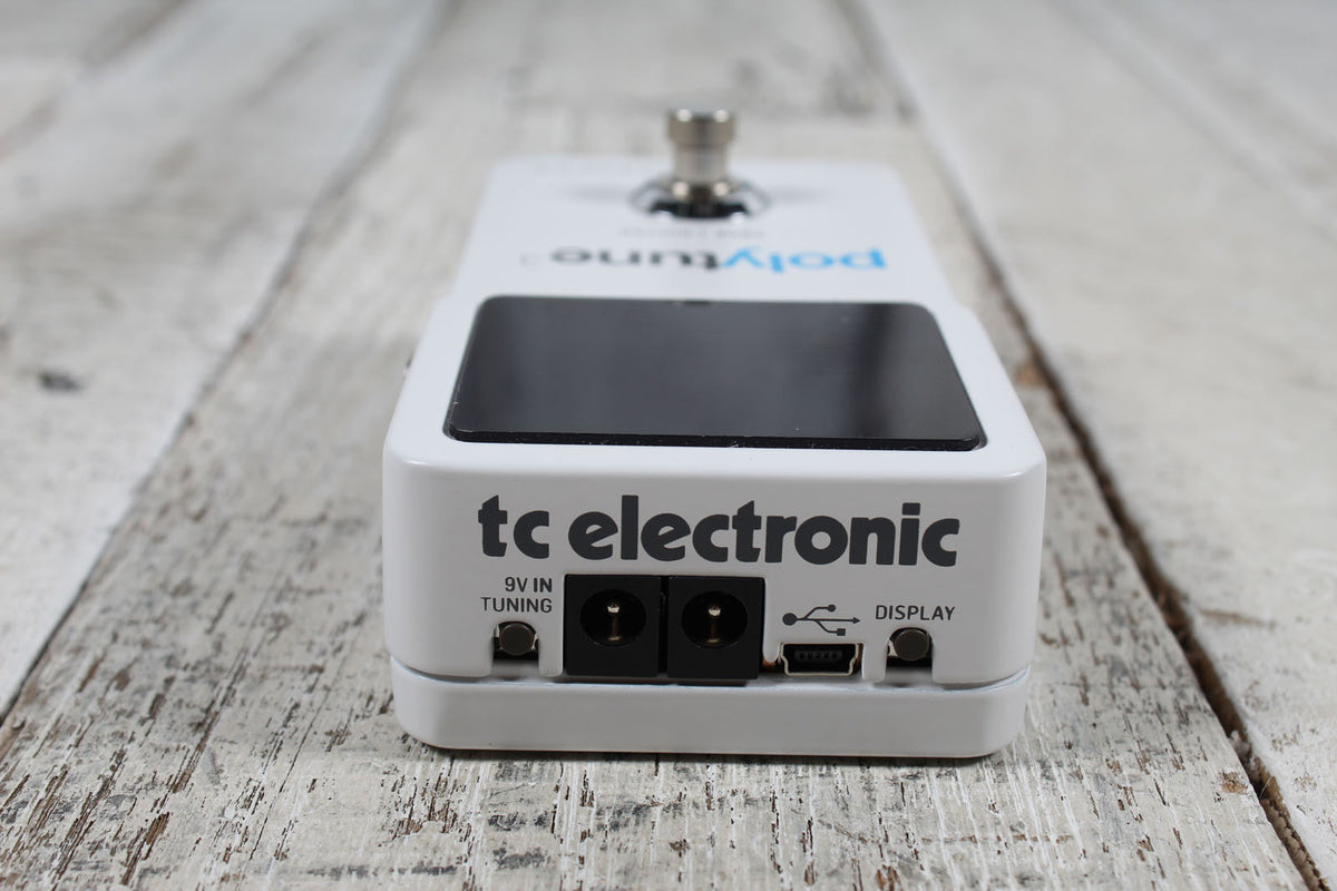 TC Electronic Polytune 3 Electric Guitar Polyphonic LED Tuner Pedal with Buffer