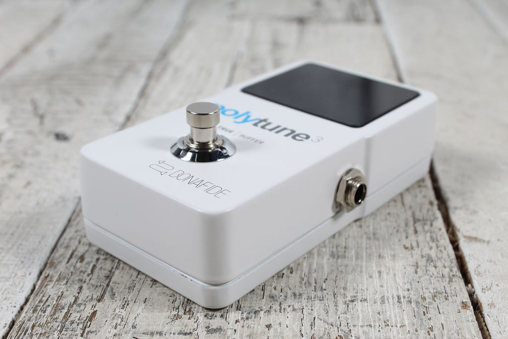 TC Electronic Polytune 3 Electric Guitar Polyphonic LED Tuner Pedal with Buffer
