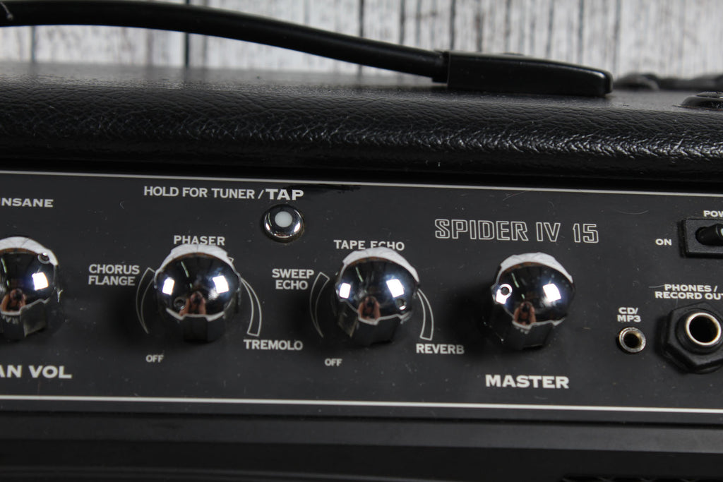Line 6 Spider IV 15 Modeling 15 Watt 1 x 8 Guitar Combo Amp Amplifier
