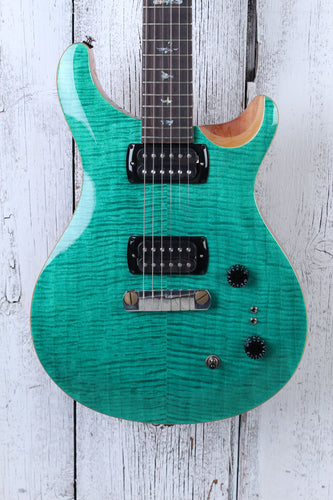 PRS SE Paul's Guitar Electric Guitar Flame Maple Top Turquoise Finish w Gig Bag