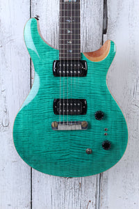 PRS SE Paul's Guitar Electric Guitar Flame Maple Top Turquoise Finish w Gig Bag