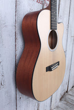 Load image into Gallery viewer, Martin 000CJr-10E Junior 14 Fret Cutaway Acoustic Electric Guitar with Gig Bag