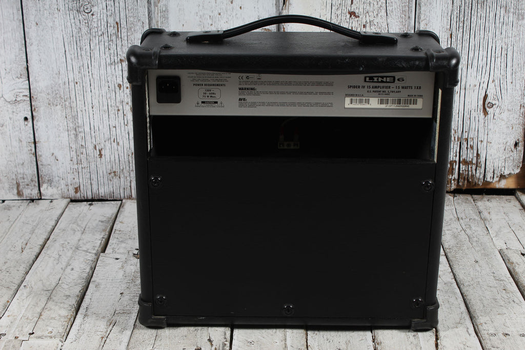 Line 6 Spider IV 15 Modeling 15 Watt 1 x 8 Guitar Combo Amp Amplifier