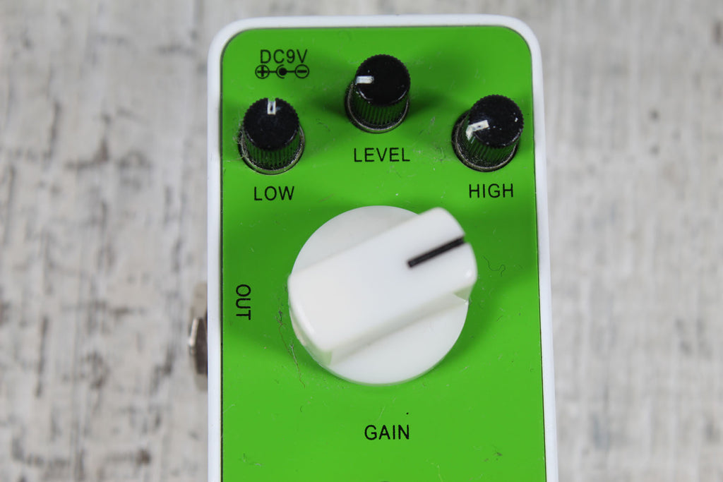 Monoprice 611602 Tube Overdrive Pedal Electric Guitar Overdrive Effects Pedal