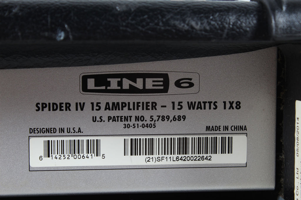Line 6 Spider IV 15 Modeling 15 Watt 1 x 8 Guitar Combo Amp Amplifier