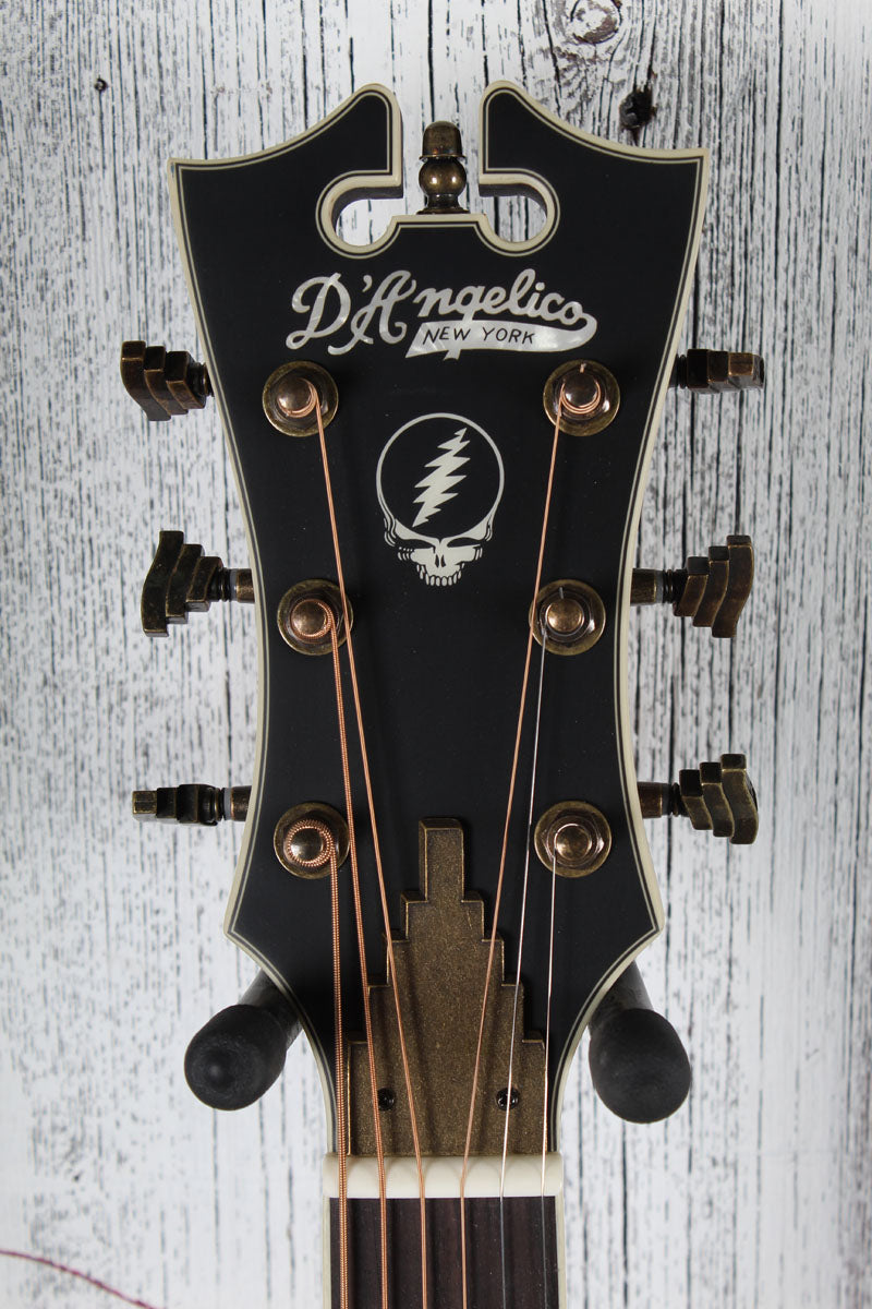 D'Angelico Premier Grateful Dead Tammany Acoustic Electric Guitar with Gig Bag