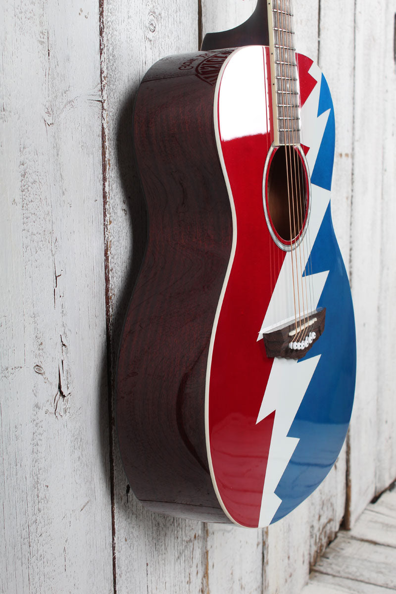 D'Angelico Premier Grateful Dead Tammany Acoustic Electric Guitar with Gig Bag