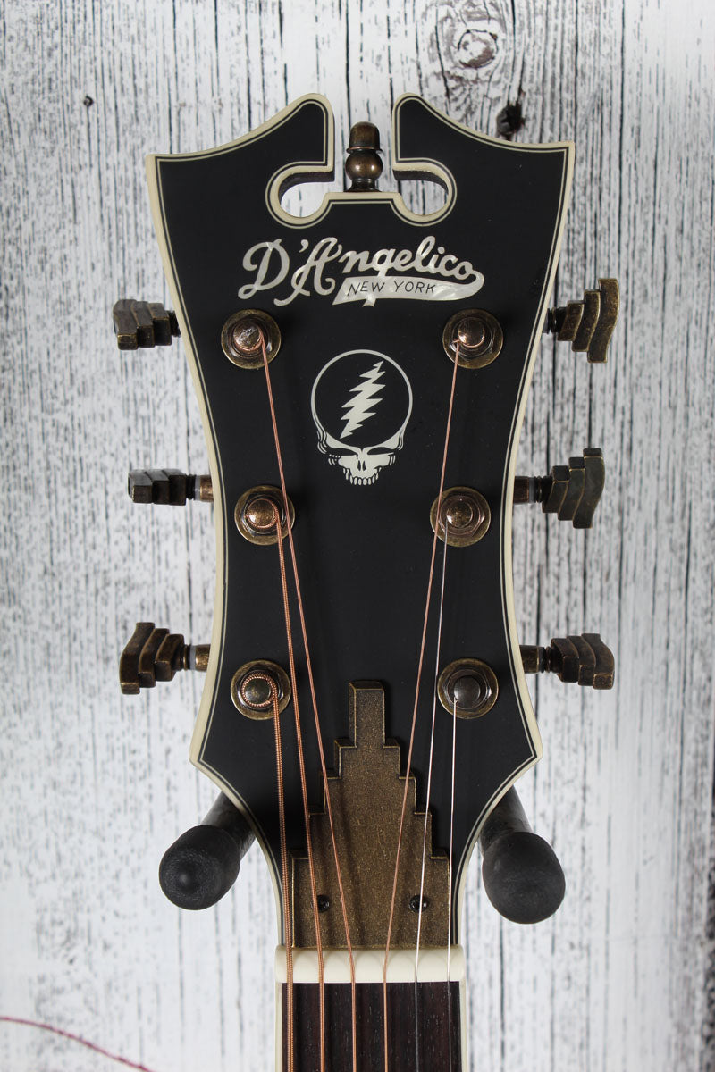 D'Angelico Premier Grateful Dead Tammany Acoustic Electric Guitar with Gig Bag
