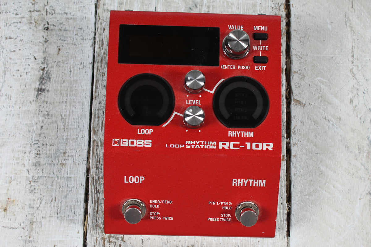 Boss RC-10R Rhythm Loop Station Electric Guitar Effects Stereo Looper Pedal Main image