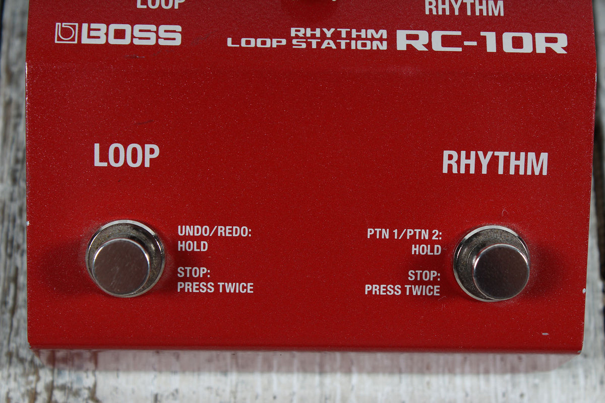 Boss RC-10R Rhythm Loop Station Electric Guitar Effects Stereo Looper Pedal