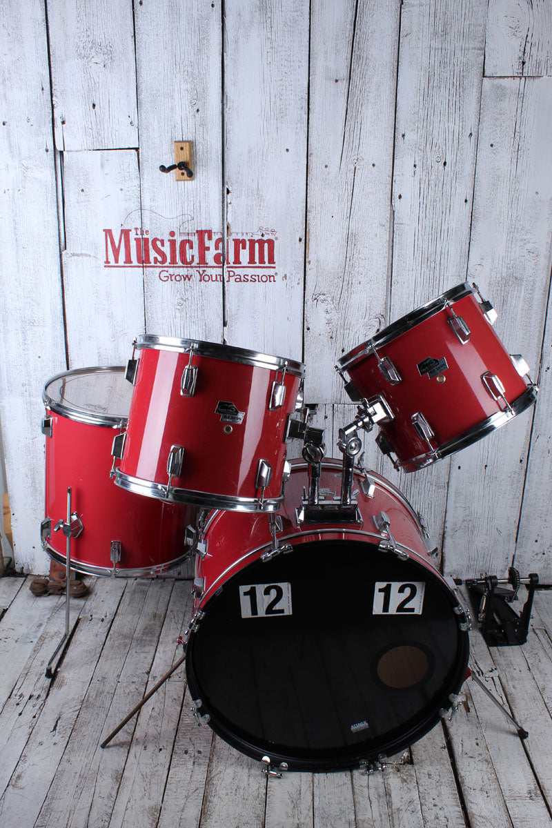 CB Percussion MX Series 4 Piece Drum Shell Kit with Double Kick Drum Pedal Secondary image