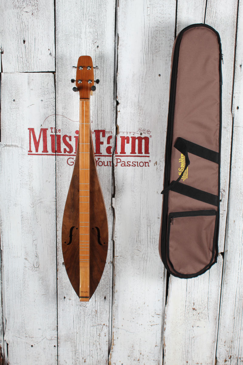 McSpadden Standard Dulcimer 4 String Flathead Teardrop Dulcimer with Gig Bag