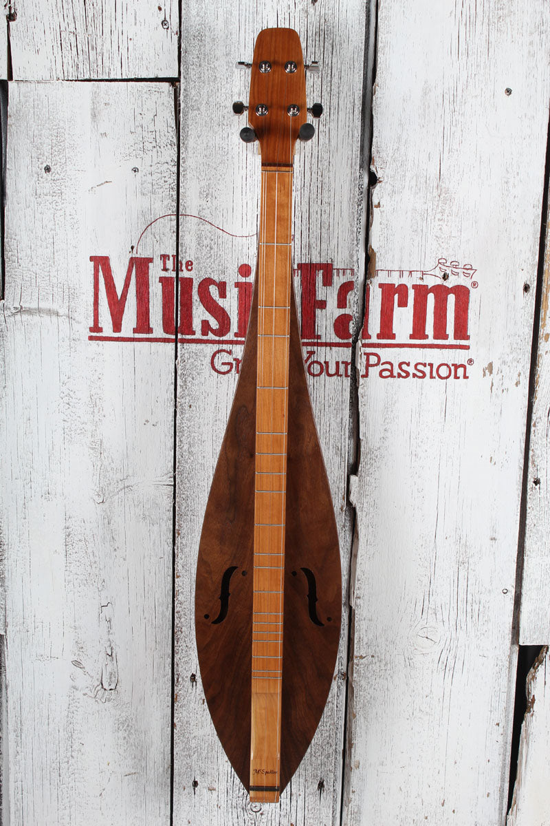 McSpadden Standard Dulcimer 4 String Flathead Teardrop Dulcimer with Gig Bag