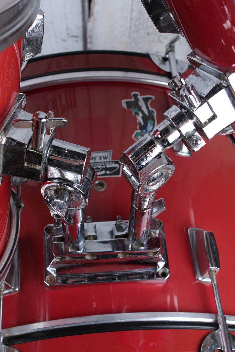 CB Percussion MX Series 4 Piece Drum Shell Kit with Double Kick Drum Pedal