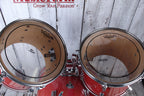 CB Percussion MX Series 4 Piece Drum Shell Kit with Double Kick Drum Pedal