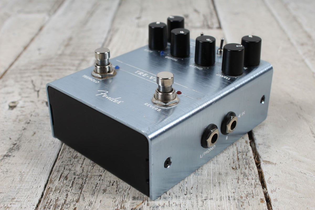 Fender Tre-Verb Digital Reverb / Tremolo Pedal Electric Guitar Effects Pedal