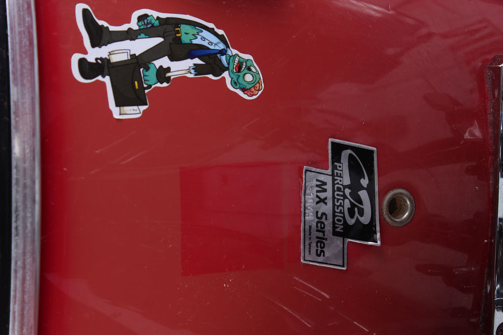 CB Percussion MX Series 4 Piece Drum Shell Kit with Double Kick Drum Pedal