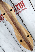 McSpadden 4 String Flathead Hourglass Spalted Sycamore Dulcimer with Gig Bag