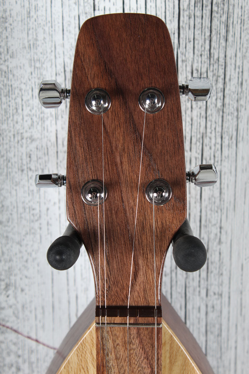 McSpadden 4 String Flathead Hourglass Spalted Sycamore Dulcimer with Gig Bag