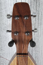 McSpadden 4 String Flathead Hourglass Spalted Sycamore Dulcimer with Gig Bag