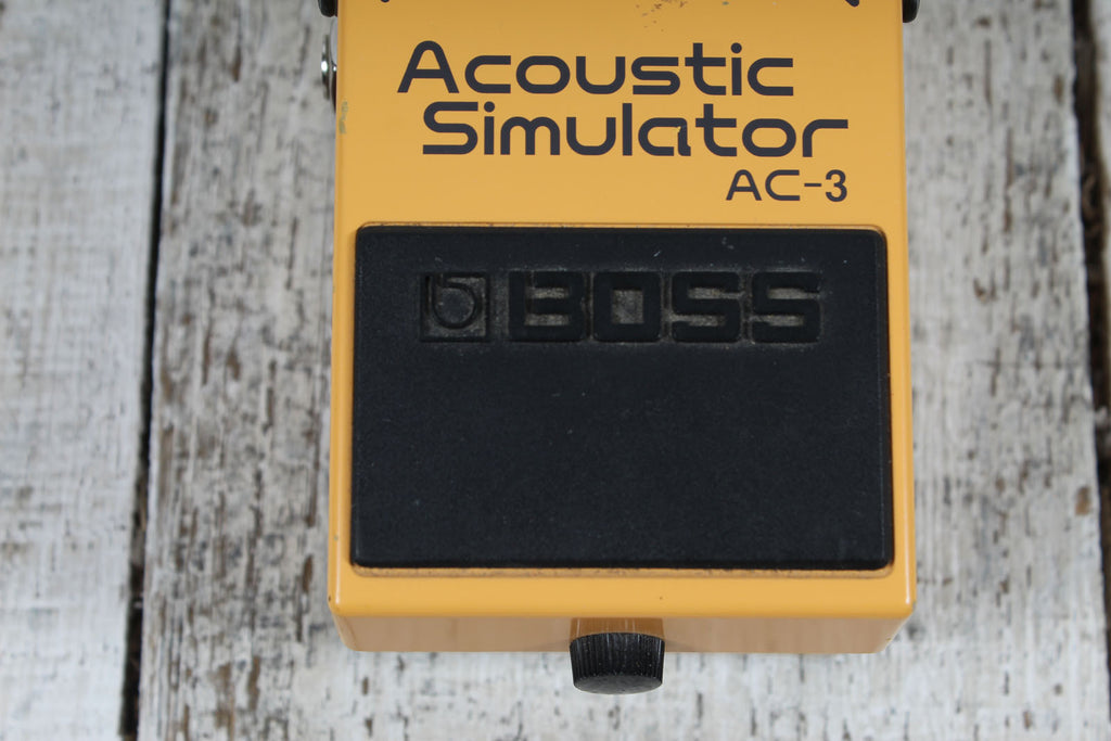 Boss AC-3 Acoustic Simulator Effect Pedal Electric Guitar Modeling Effects Pedal